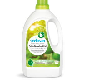 SODASAN skalbimo gelis spalvotiems drabužiams Lime, 1,5L