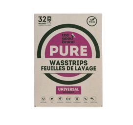 GERAS PREKĖS prekės skalbimo juostelės, biologiškai skaidžios, 32 skalbimai, Levanda