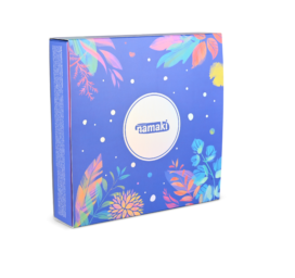 NAMAKI Pasakų makiažo rinkinys su akių šešėliais, lūpų blizgesiu ir nagų lakais, Mėnulio šviesa