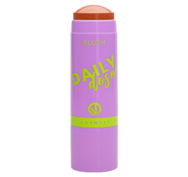 DAILY DOSE kremiškos tekstūros skaistalai su ricinų ir jojobos aliejumi, atspalvis HMU (hit me up)