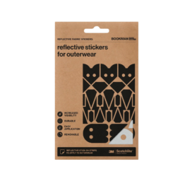Bookman atspindintys audinio lipdukai drabužiams ar krepšiams Adventure, Sidabrinė