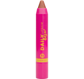 DAILY DOSE maitinamasis ir drėkinamasis lūpų balzamas su ricinos aliejumi ir taukmedžio sviestu, atspalvis Yap