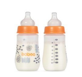 Baboo® Anti-Colic maitinimo buteliukas MĖLYNAS RŪKAS, 3+ mėnesių, 250ml