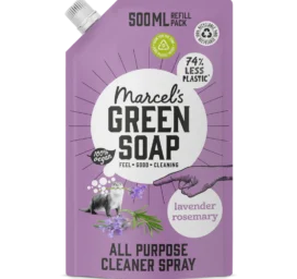 MARCELS GREEN SOAP levandų ir rozmarinų universalus valiklis, PAPILDYMAS PAKETĖLIS 500 ml