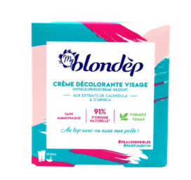 BLONDEPIL intensyviai šviesinantis balinimo kremas tamsiems veido plaukams, 2x25ml