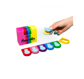 OMY spalvoti plaukų kreidelės, 6 vnt