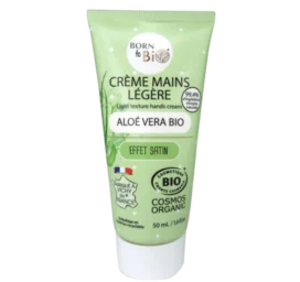 BORN TO BIO drėkinamasis rankų kremas su alaviju, 50 ml