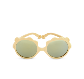 KIETLA be varžtų ir 100% neperlaužiami rėmeliai, didelė UVA ir UVB apsauga, poliarizuoti LION akiniai nuo saulės vaikams nuo 1-2 metų, spalva VANILINĖ KREMA