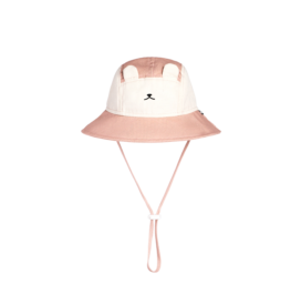 KIETLA Camper Skrybėlė UPF50 organinės medvilnės apsauginė skrybėlė nuo saulės NATŪRALIAI-ROŽINĖ, skirta 2-6 metų vaikams