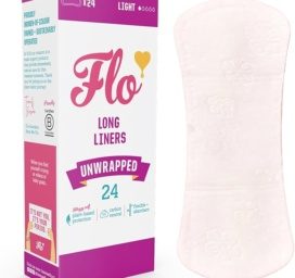 FLO ekologiškos bambuko ilgos įklotai, 24 vnt.