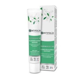 CENTIFOLIA matizuojantis ir subalansuojantis veido kremas su žaliosios arbatos ir cinko, 40 ml