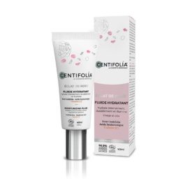 CENTIFOLIA Šviesinantis Éclat De Rose giliai drėkinantis veido kremas su vitaminu C, hialurono rūgštimi ir rožių ekstraktu, 40 ml