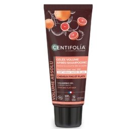 CENTIFOLIA plaukų kondicionierius su apimties efektu, praturtintas ekologišku rausvuoju greipfrutu ir žirnių peptidais, 200 ml