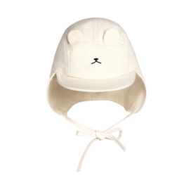 KIETLA Camper Hat UPF50 organinės medvilnės nuo saulės apsauginė kepurė NATURALI, skirta amžiaus grupei 0-2 metai