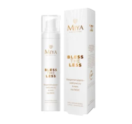 MIYA Bless The Less atkuriamasis ir maitinamasis naktinis kremas su apelsinų hidrosolu, 50 ml