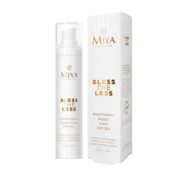 MIYA Bless The Less drėkinamasis ir raminamasis SPF 50+ dieninis kremas su apelsinų hidrolatu, 50 ml