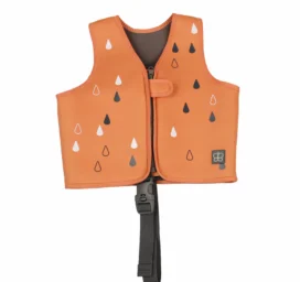 BBLUV Näj SPF50 Vaikiška maudymosi liemenė su nuimamomis palaikymo plokštelėmis Dusk atspalvyje, dydis MAŽAS (1-3 metų)