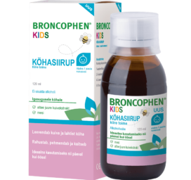 Broncophen KIDS® natūralus vaikams skirtas sirupas nuo kosulio, 120ml
