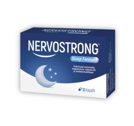 Nervostrong Sleep Formula greitam užmigimui ir giliam miegui, 30 kapsulių