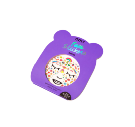 OMY odai draugiškos ir pakartotinai naudojamos veido lipdukai Kawaii, 85 vnt.