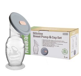 HAAKAA Gen 2. Silikoninis pientraukis su siurbimo pagrindu ir silikoniniu dangteliu, 100 ml