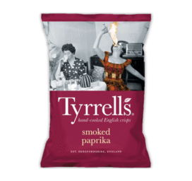 Tyrrell's bulvytės su rūkyta paprika, 150g