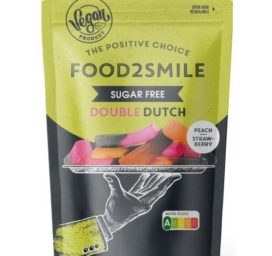 FOOD2SMILE Double Dutch guminukai be cukraus, 85 g
