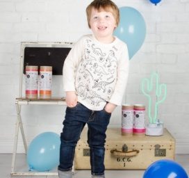 Inglise: SELFIE DRABUŽIAI Spalvinis Dinozaurų Viršus, dydis 3-4 (122)