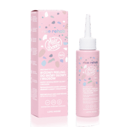 BIELENDA HairBoom Rice Rehab natūralus fermentinis ryžių šveitiklis galvos odai, 100 ml