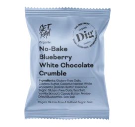 DIG Mustika baltojo šokolado traškučiai, 35g