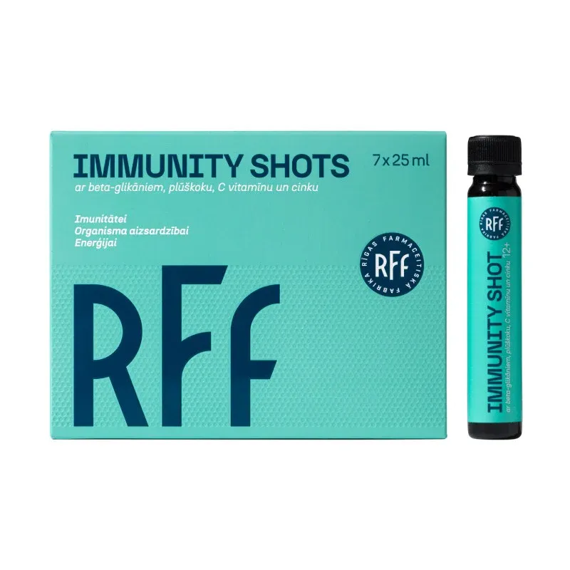 RFF Imuniteto Šūviai kasdienis palaikymas imuninei sistemai, 7 x 25 ml