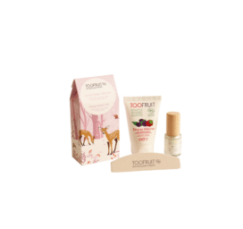TOOFRUIT Kalėdų rinkinys Pretty Hands Trio su nagų laku, rankų kremu ir nagų dilde