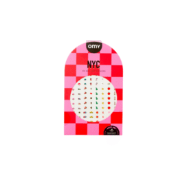 OMY nagų lipdukai vaikams NYC, 120 vnt.