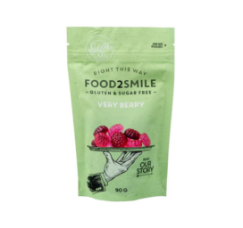 FOOD2SMILE Very Berry be cukraus guminukai, 85g