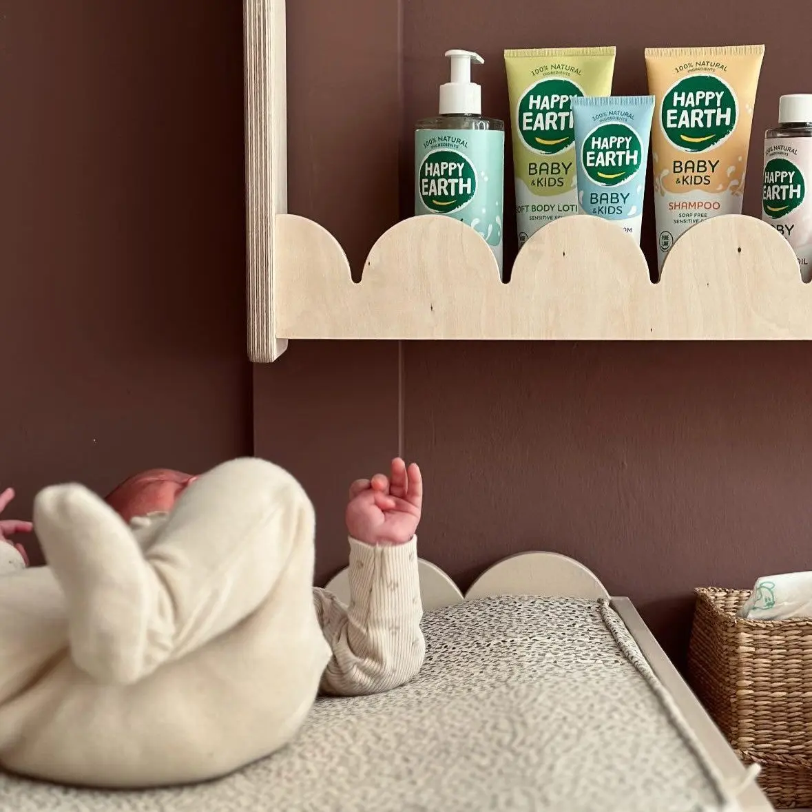 Happy Earth Baby & Kids pradinis rinkinys su kūdikių šampūnu ir vonios geliu, 2x100 ml - Image 3
