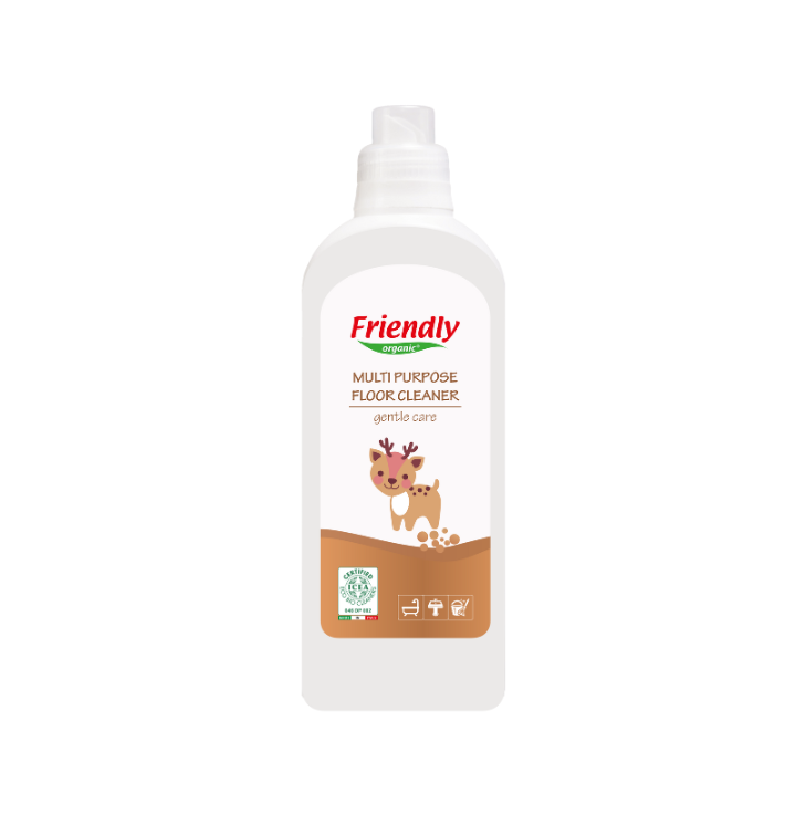 FRIENDLY ORGANIC citrusinių kvapų universalus valiklis voniai, kriauklei ir grindims, 1000 ml