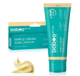 BABOO grynasis lanolinas kremas skilusių ir jautrių spenelių apsaugai, 35 ml
