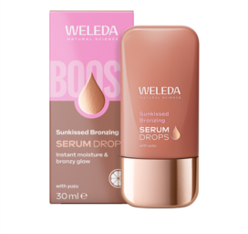 WELEDA Sunkissed Bronzing įdegį skatinančios serumo lašai su Vitaminu C, 30ml