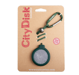 EXTRAWIZE CityDisk atšvaitas drabužiams ir krepšiams, spalva ŽALIA