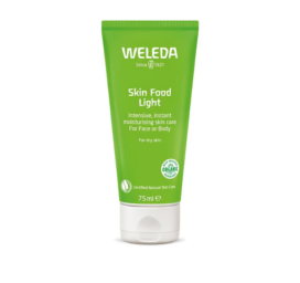 WELEDA "Skin Food" lengvas kremas su ekologišku saulėgrąžų sėklų aliejumi, trispalve našlaite, ramunėlėmis ir medetkų ekstraktu, 75 ml