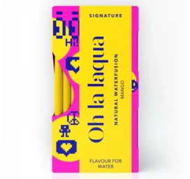 OH LA LAQUA vandens esencija su mango skoniu, be cukraus ir saldiklių, 10 vnt.