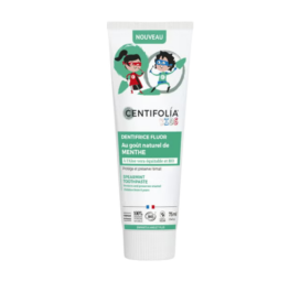 CENTIFOLIA vaikiška dantų pasta su mėtų skoniu ir fluoru nuo 6 metų, 75ml