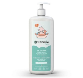 CENTIFOLIA kūdikių plaukų ir kūno prausimosi gelis su alavijais ir japoniniu kamelijų aliejumi, 485ml