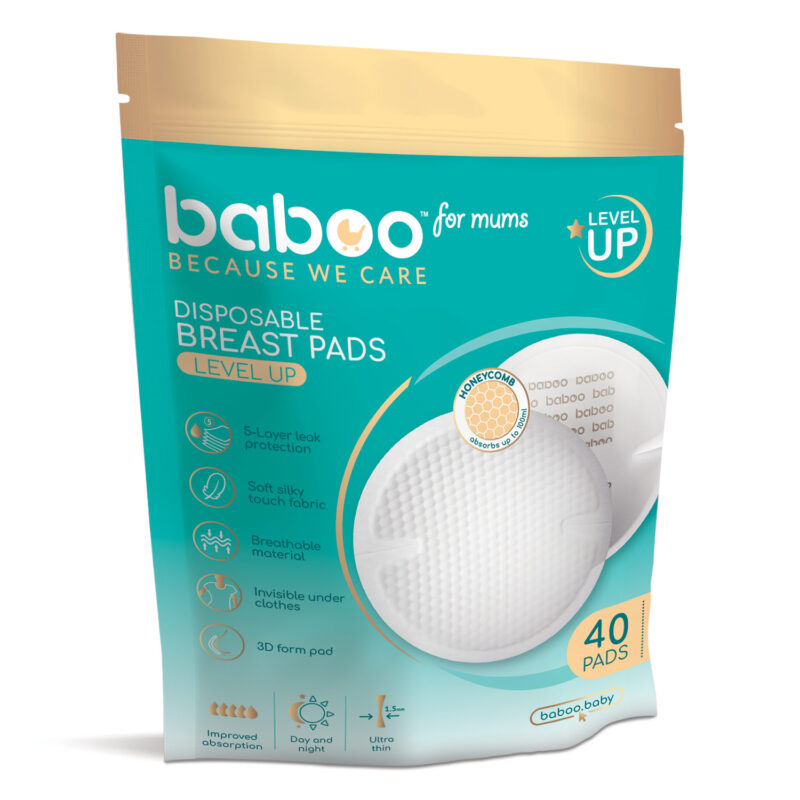 Baboo® Classic vienkartiniai įklotai į liemenėlę žindymui, 40 vnt. - Image 3
