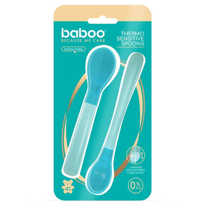 BABOO karščiui jautrūs šaukšteliai Lagoon fiesta, nuo 4+ mėn. - Image 2
