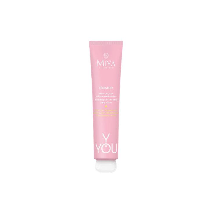 MIYA Y.YOU rice.me raminantis ir glotninantis kūno serumas su kokosų vandeniu ir yuzu ekstraktu, 175 ml