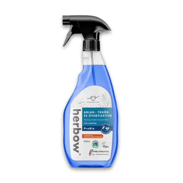 HERBOW probiotinis langų, veidrodžių ir stiklo valiklis, 500 ml