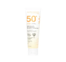 ALPHANOVA ekologiškas bekvapis veido kremas nuo saulės Sensitive SPF50+ jautriai odai, 50 g