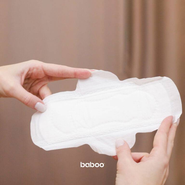 BABOO itin ploni, labai gerai sugeriantys higieniniai įklotai menstruacijoms „Regular Flow“, 10 vnt. - Image 2