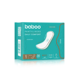 BABOO ploni kasdieniai įklotai, 30 vnt.